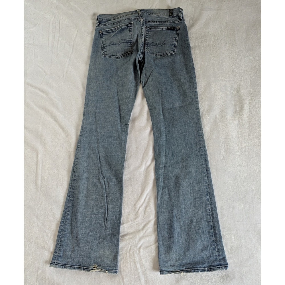 VTG Y2K Denim 7 For All Mankind Lexie Petite Bootcut Jeans Women's 28‎ Low Rise